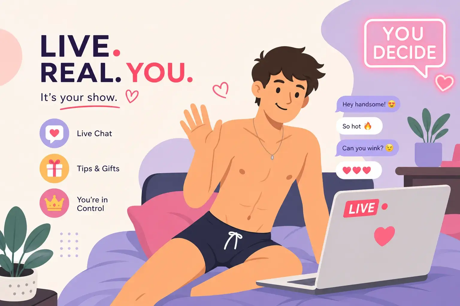 Inside a Live Gay Cam Show: What to Expect